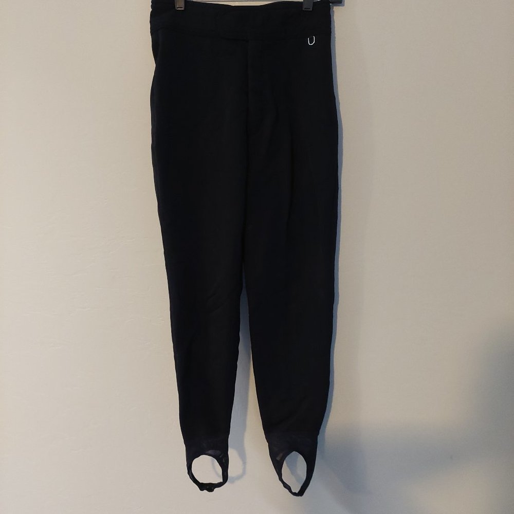 Vintage Schoeller Ski Fans Stretch Stirrup Pants Leggings Size 10